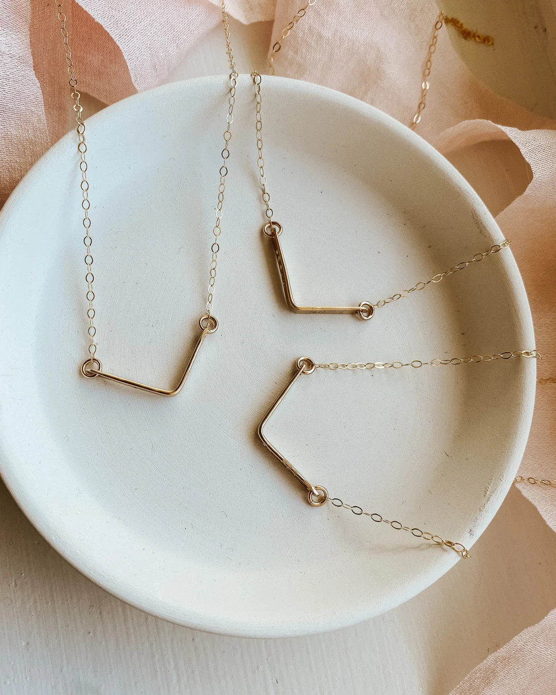 Hidden Necklace, Customized Gold Filled | Etsy (US)