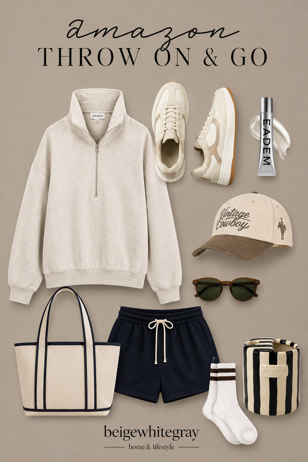 Ready for a casual day out with these comfy finds. #ThrowonandGo