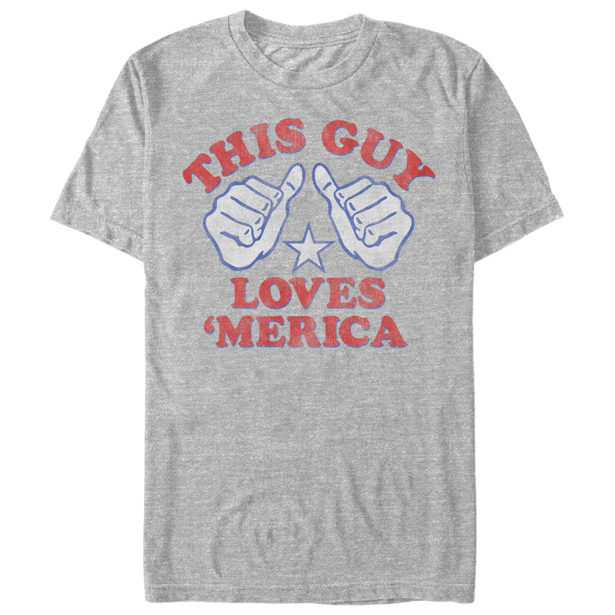 Men's Lost Gods Fourth of July  This Guy Loves America T-Shirt | Target