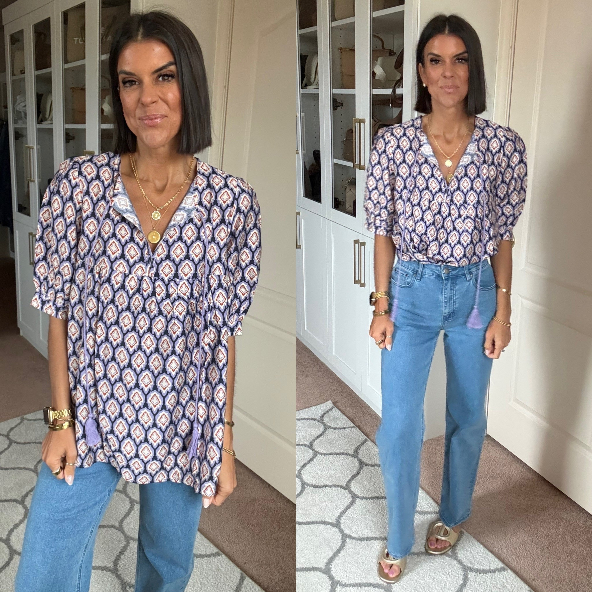 Small in tops- jeans tts

#LTKSeasonal