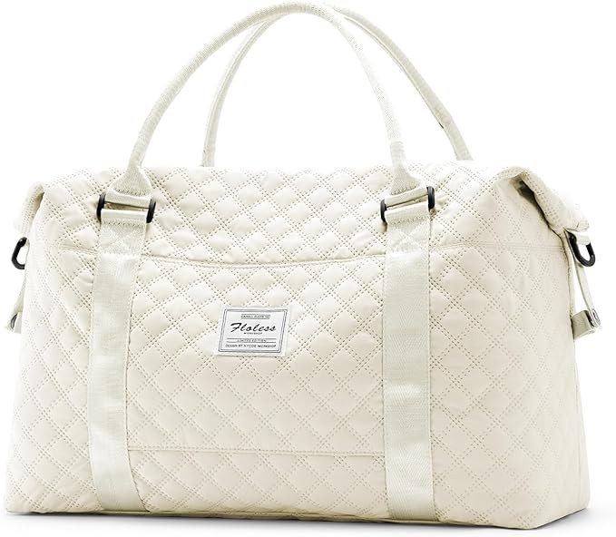 Travel Duffel Bag,Sports Tote Gym Bag,Shoulder Weekender Overnight Bag for Women | Amazon (US)