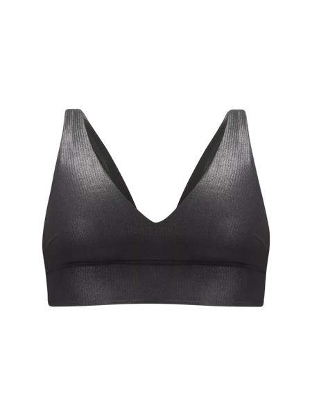 lululemon Align™ Ribbed V-Neck Bra *Light Support, C/D Cup Shine | Women's Bras | lululemon | Lululemon (US)