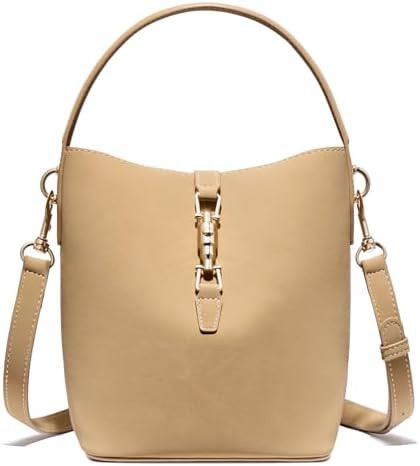 BOSTANTEN Small Bucket Bag for Women Crossbody Bags Trendy Vegan Leather Shoulder Purses Designer... | Amazon (US)