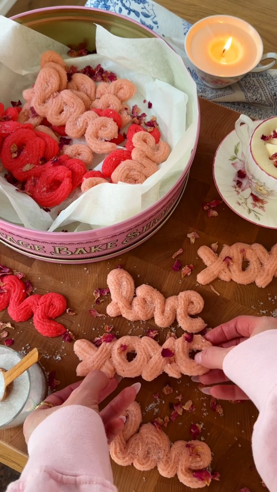 Piped Butter Valentine Cookies 💕 

#LTKHome #LTKfoodie #LTKSeasonal