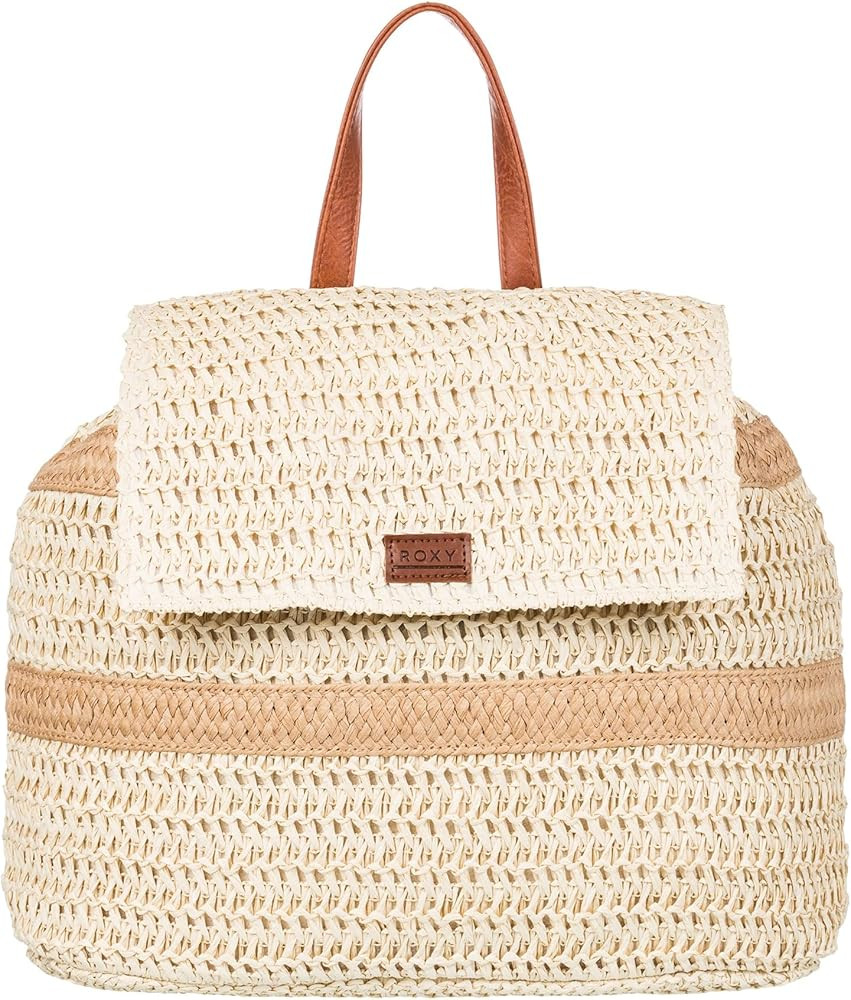 Roxy Spotless Sunnies Backpack | Straw | Beach | Vacation | Travel | Eco-Friendly | Lightweight | Natural | Amazon (US)