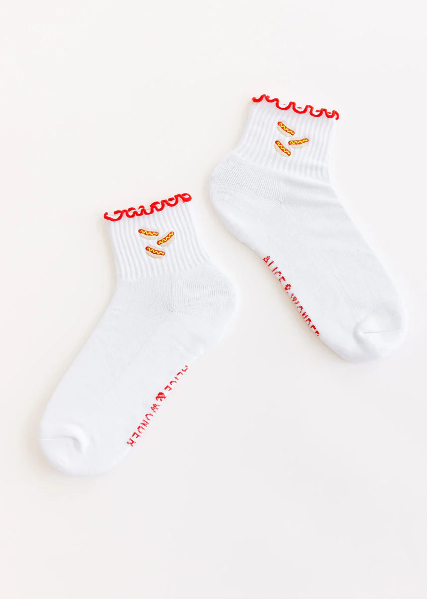 Chi Dog Ruffle Sock | Alice & Wonder