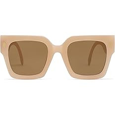 SOJOS Vintage Oversized Square Sunglasses for Women,Retro Womens Luxury Big Large Sun Glasses UV4... | Amazon (US)