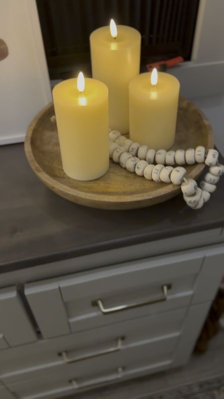 Faux flame Pillar candles from Amazon with remote- perfect for ambient lighting 🕯️ 

#LTKSaleAlert #LTKHome #LTKFindsUnder50