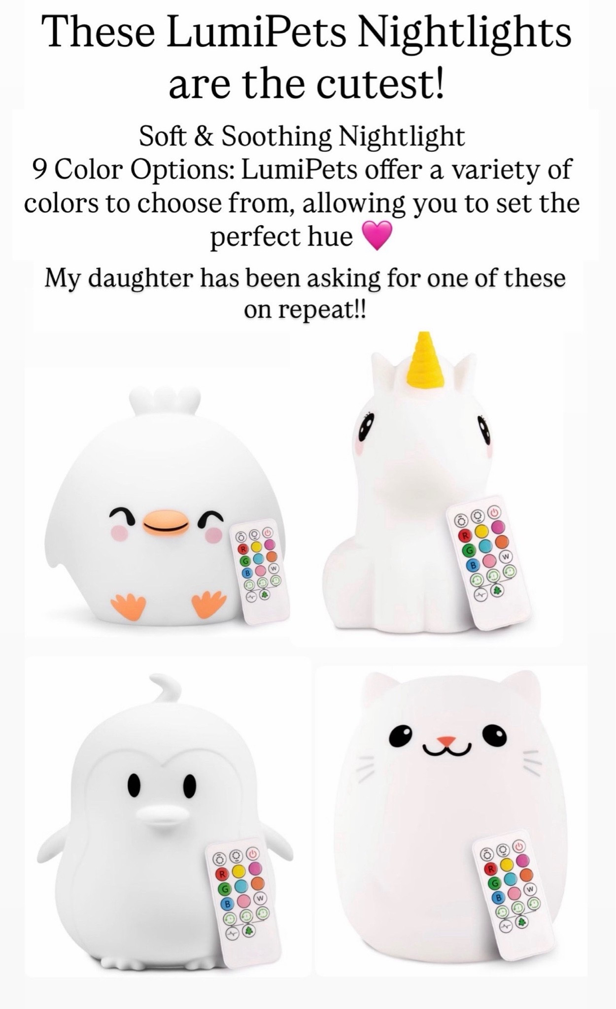 LumiPets night lights