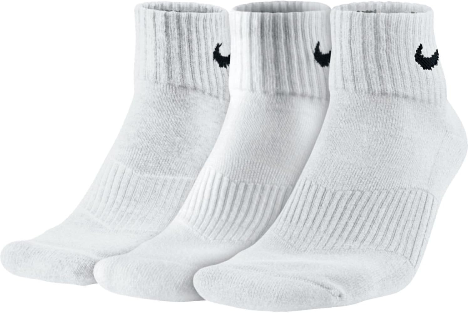 NIKE Performance Cushion Quarter Training Socks (3 Pairs) | Amazon (US)