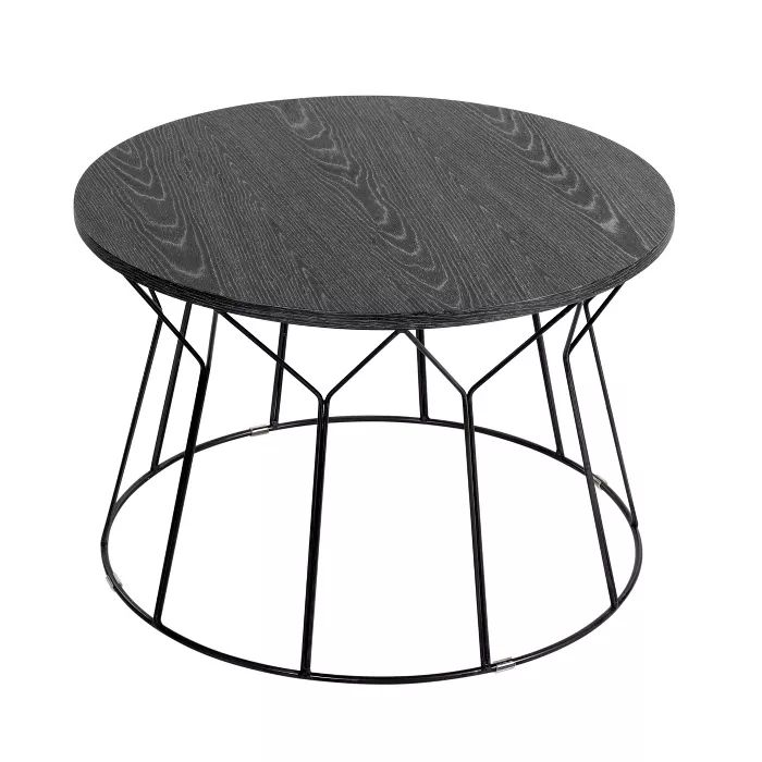 Fleur Coffee Table Noir Black - Adore Decor | Target