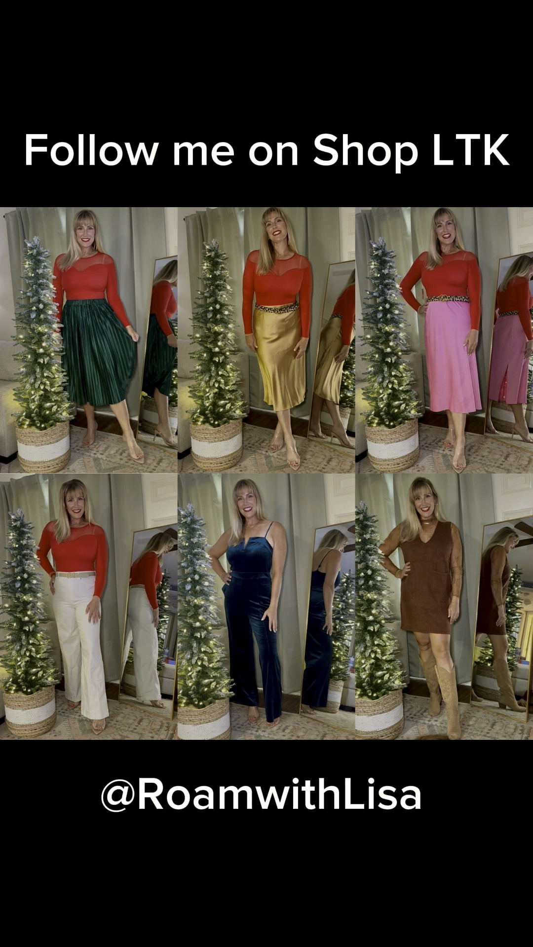 ✨ Holiday outfits! ✨
Wearing a L/XL in all outfits. 
Red shirt L
Satin skirts XLs (could size down)
White Spanx XL tall 
Jumpsuit L (stretchy)
Brown jumper XL

If I couldn’t find an exact match, I linked similar! 😉 

#midsizefashion #holidayfashion #weightlossjourney 


#LTKSeasonal #LTKGiftGuide #LTKHoliday