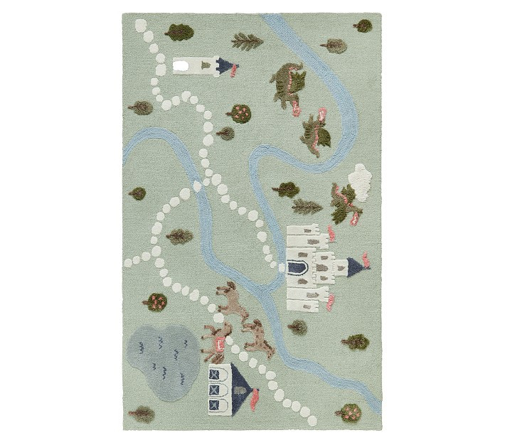 Knights Play Rug | Pottery Barn Kids