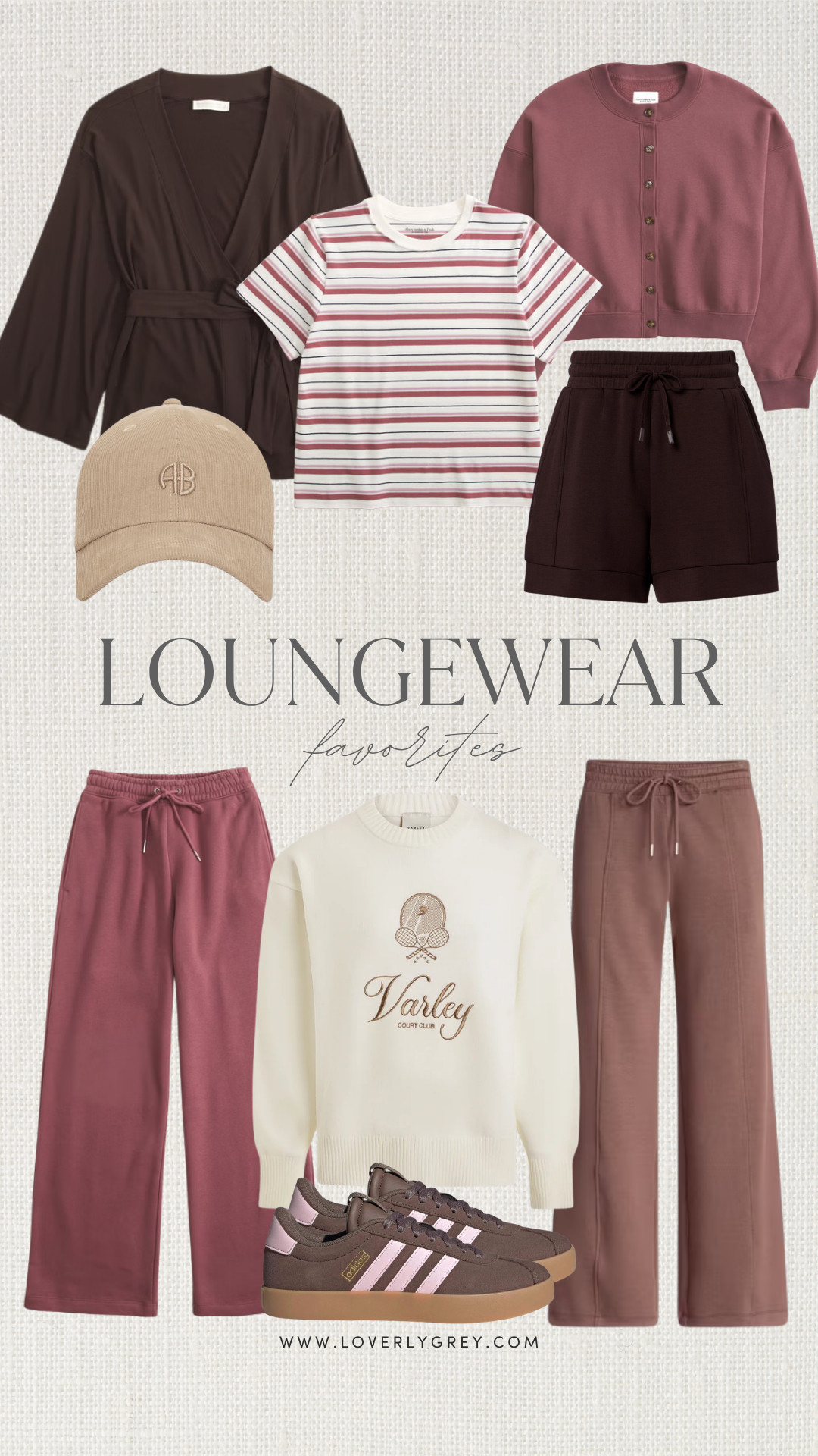 Some great loungewear finds! These are some of my favorite brands whether it is more high end or affordable- great pieces!

Loverly grey, varley, abercrombie lounge set, work from home outfit, travel airport style, matching everyday pant set, anine bing hat, target athleisure casual 

 #LTKSeasonal #LTKTravel