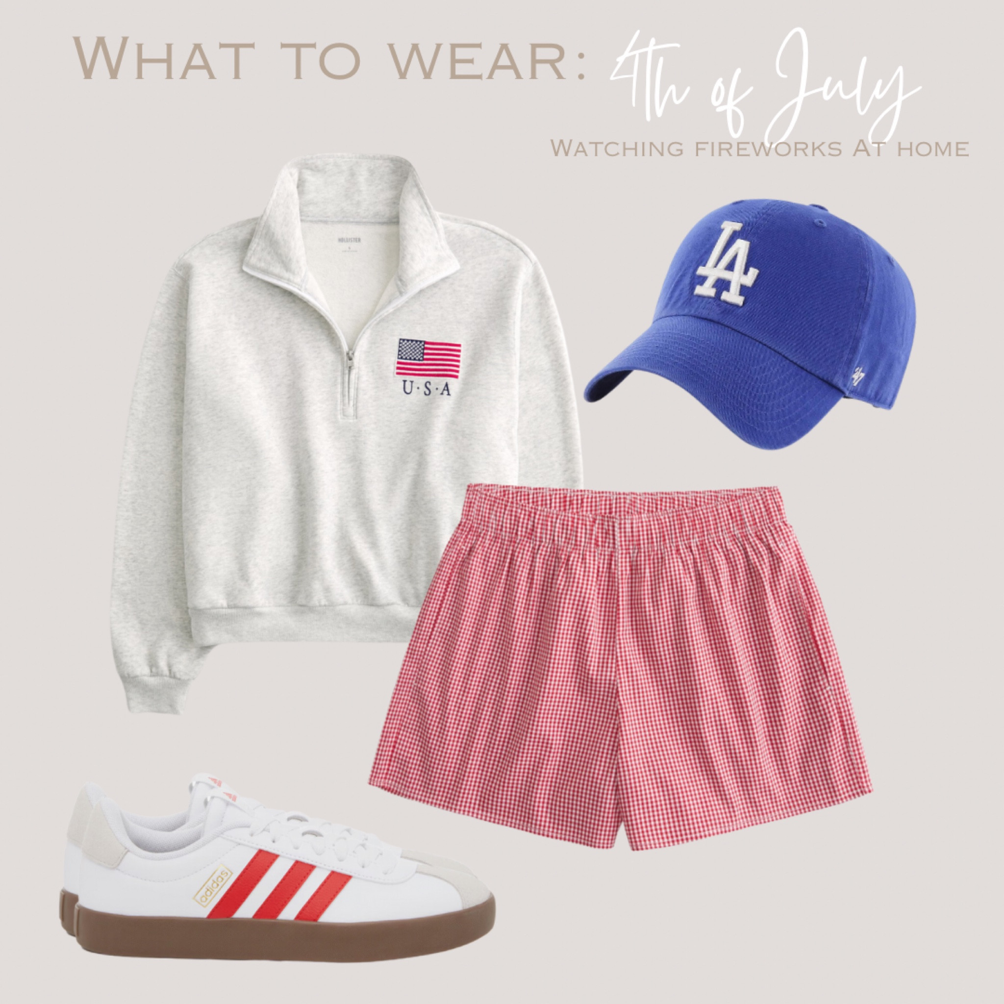 What to wear: 4th of July, watching fireworks at home


Casual style, casual outfit, boxer shorts, USA sweater, adidas sneakers 


#whattowear #4thofjuly #outfitinspo 

#LTKStyleTip
