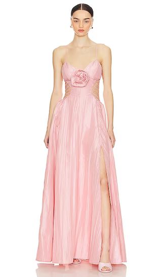 Gwenyth Gown in Pink | Revolve Clothing (Global)