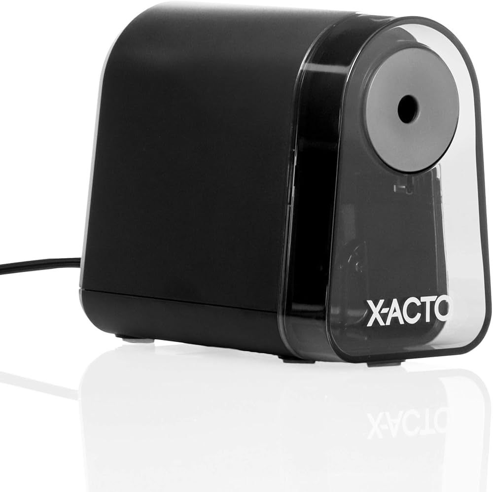 X-ACTO Pencil Sharpener, Mighty Mite Electric Pencil Sharpener with Pencil Saver, SafeStart Motor... | Amazon (US)