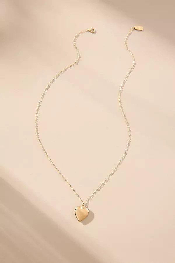 Roxy Heart Locket Necklace | Anthropologie (US)