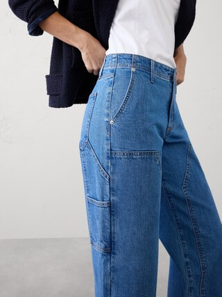 Straight Mid-Rise Carpenter Jean | Banana Republic Factory