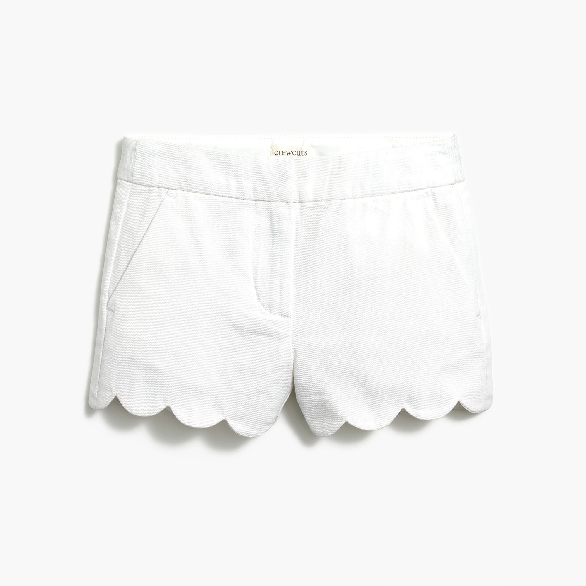 Girls' short with scalloped hem | J.Crew Factory
