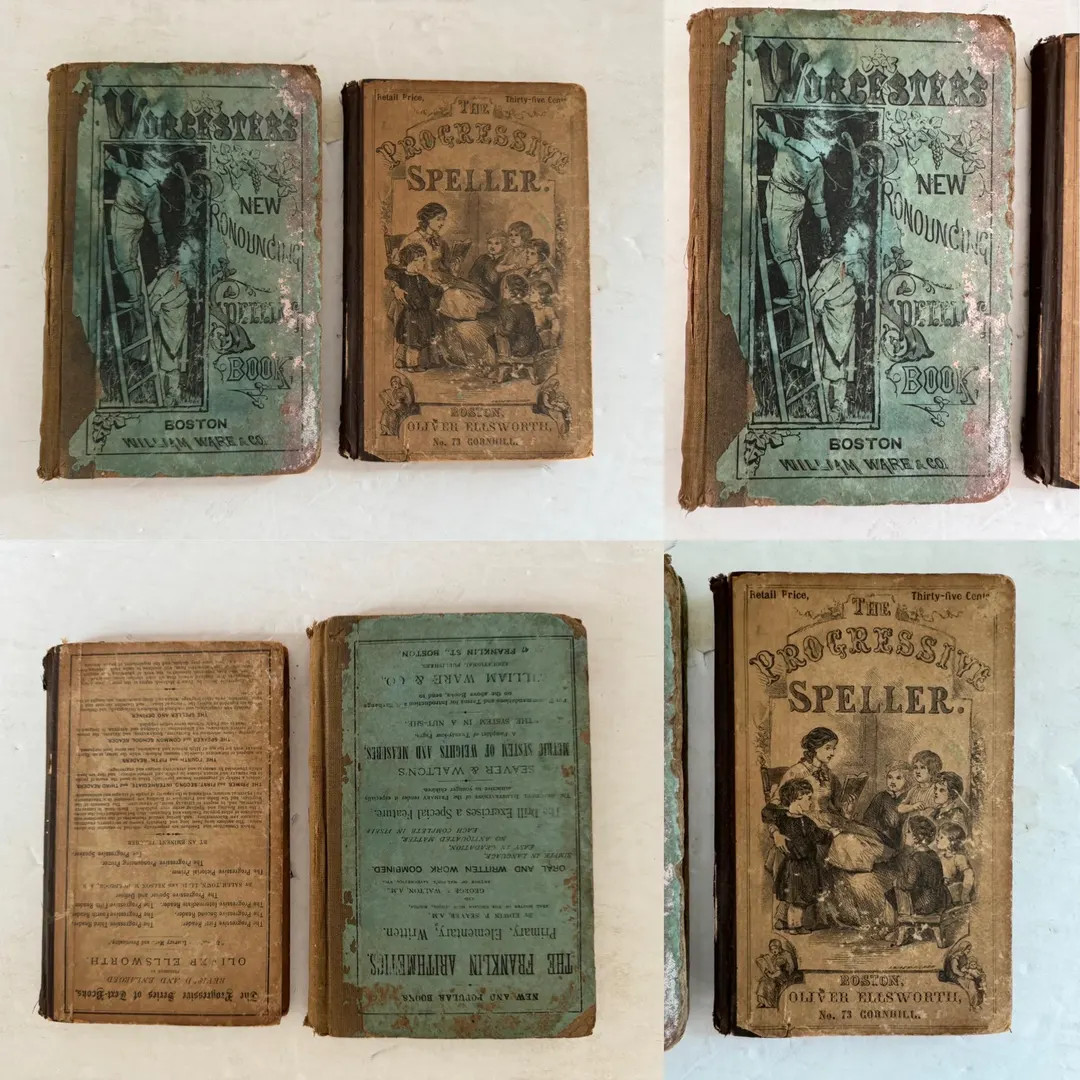 vintage Antique  Spelling Book | Etsy (US)