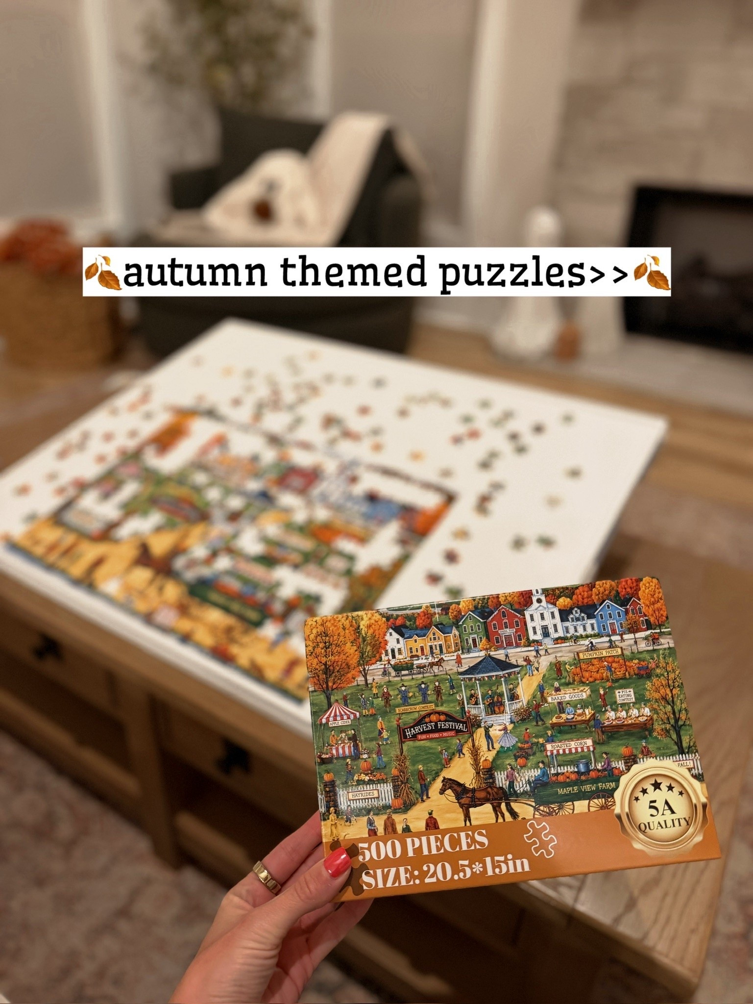 Autumn themed puzzles are my favorite! My kids and I love doing these together!!

#LTKSeasonal #LTKKids #LTKHome