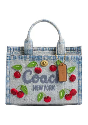 COACH Cargo Tote Bag with Cherry Embroidery | Belk