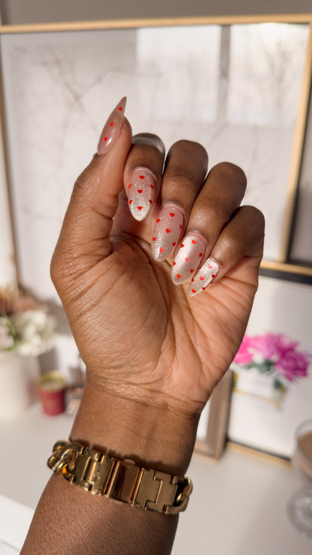 Valentine’s Day Mani ❤️

Gel-X set using Aprés Medium Almond Gel-X Tips, Astral Cat Eye Gel Polish in Reversed, and heart shaped glitter I found on Amazon. 😍

#LTKBeauty #LTKselfcare #LTKValentine