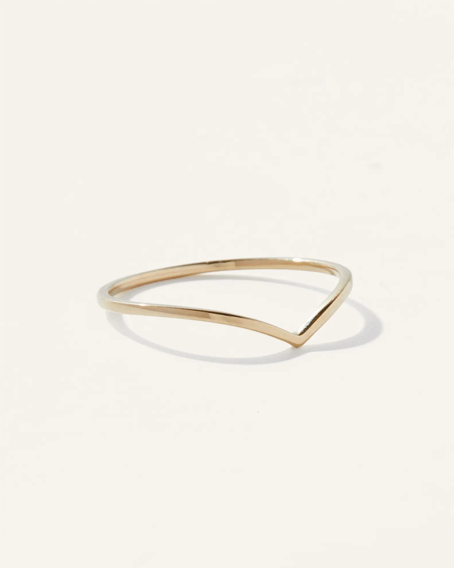14K Gold Wishbone Ring | Quince