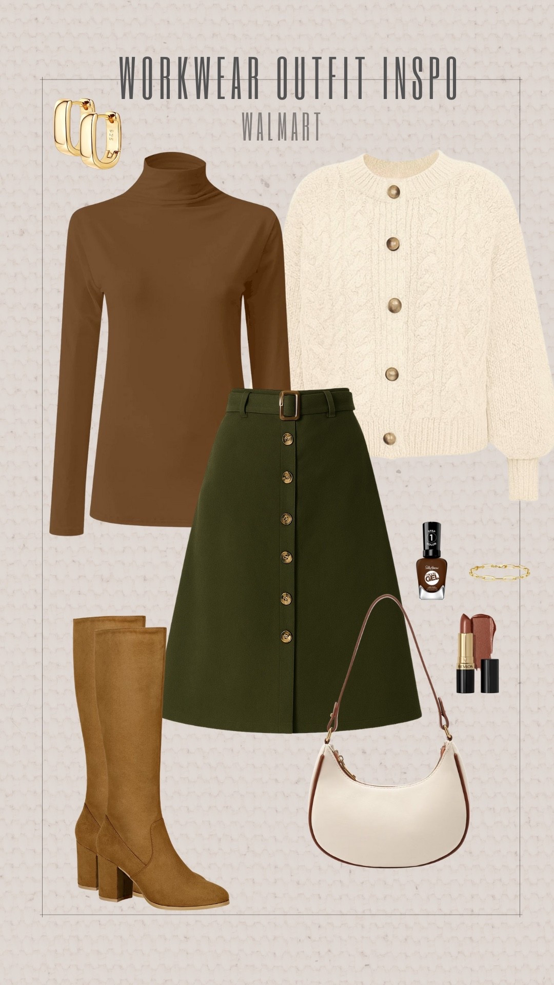 Workwear made easy from Walmart! Love the mix of classic neutrals with a pop of olive green! Perfect for office days or casual meetings!

Walmart fashion Workwear Inspo Fall Style Affordable Outfits LTK workwear Fall Fashion 

#LTKSeasonal #LTKStyleTip #LTKWorkwear