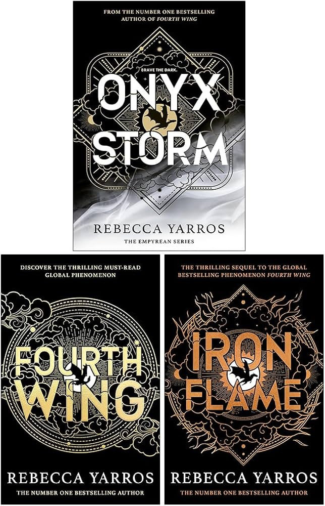 The Empyrean Series 3 Books Collection Set By Rebecca Yarros (Fourth Wing, Iron Flame & Onyx Stor... | Amazon (US)