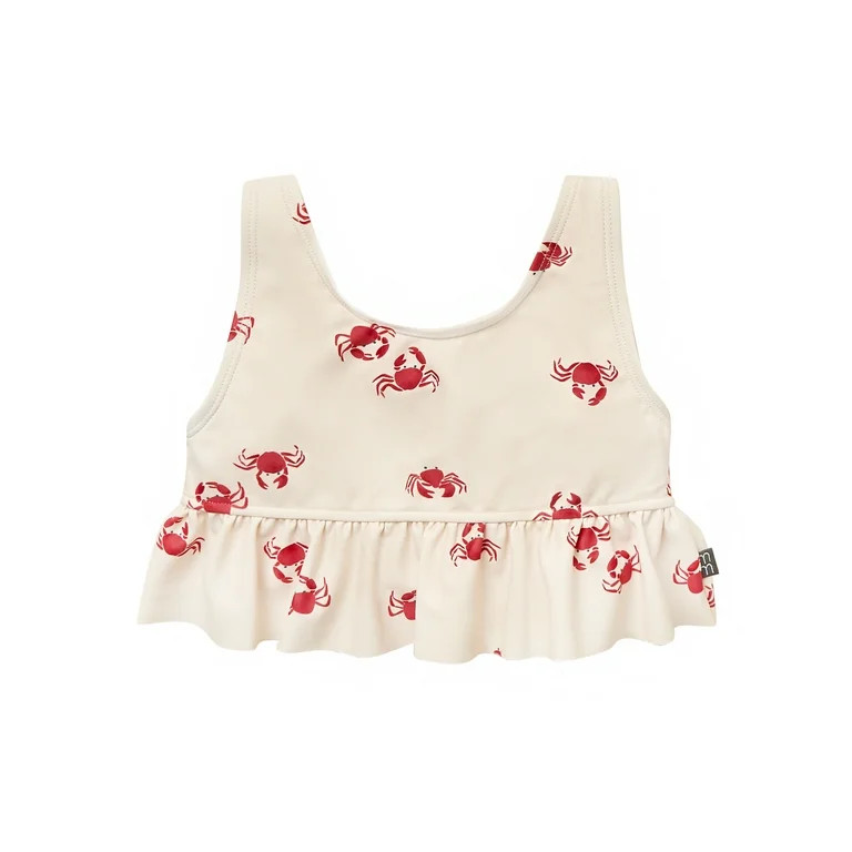 Modern Moments by Gerber Toddler Girl Tankini with Ruffle, 2-Piece, Sizes 12M - 5T | Walmart (US)