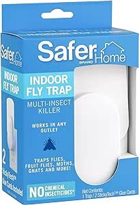 Safer Home SH502 Indoor Plug-In Fly Trap for Flies, Fruit Flies, Moths, Gnats, and Other Flying I... | Amazon (US)