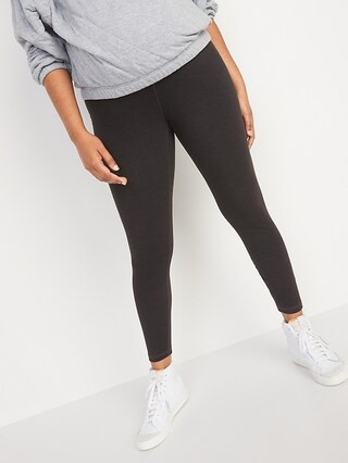 Maternity Rollover-Waist PowerChill 7/8-Length Leggings | Old Navy (US)