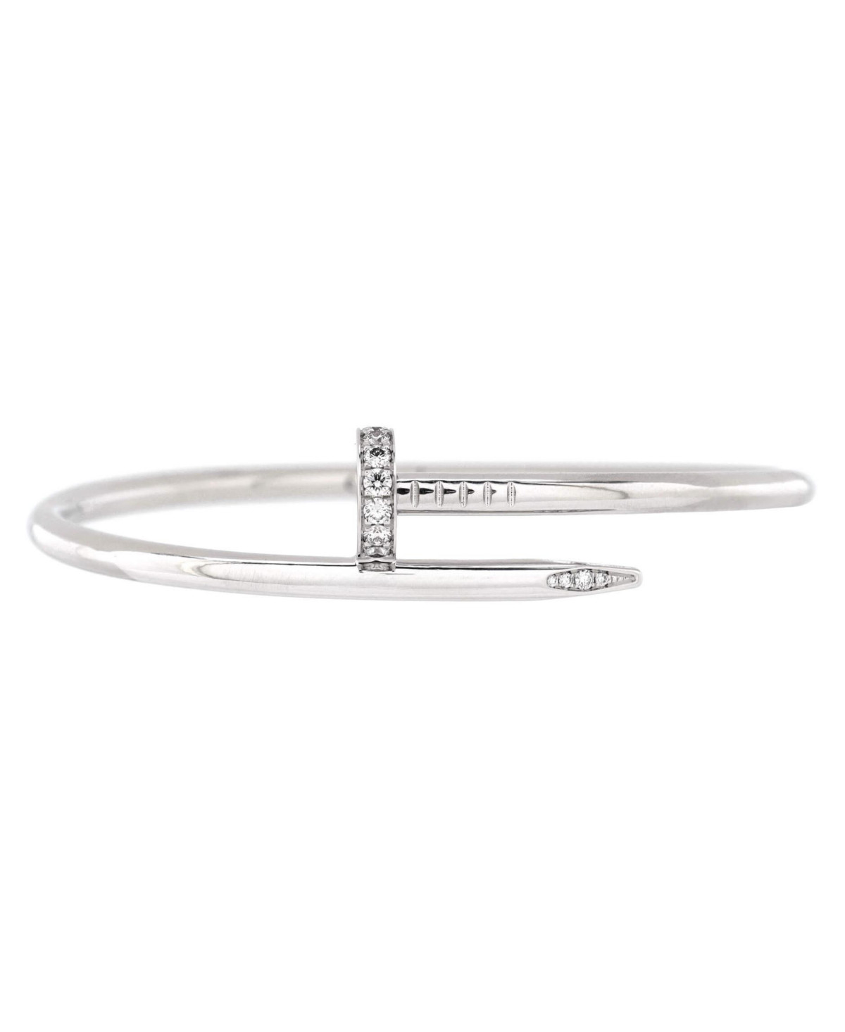 Pre-Owned Cartier Juste un Clou Bracelet - 18k white gold | Macy's