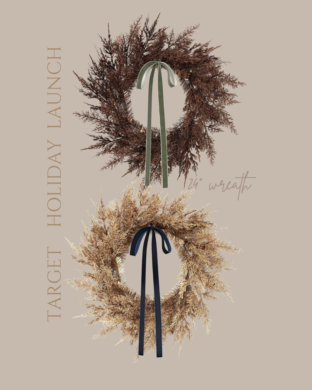 Target Season’s Edit: 

Holiday launch came thruuu with these beautiful holiday wreaths with velvet bows for $25 🤎

Christmas Decor, holiday finds, holiday decor, festive decor, tis the season, larger wreath, holiday wreath, bows, Target holiday finds, Target decor

#LTKFindsUnder50 #LTKSeasonal #LTKHome