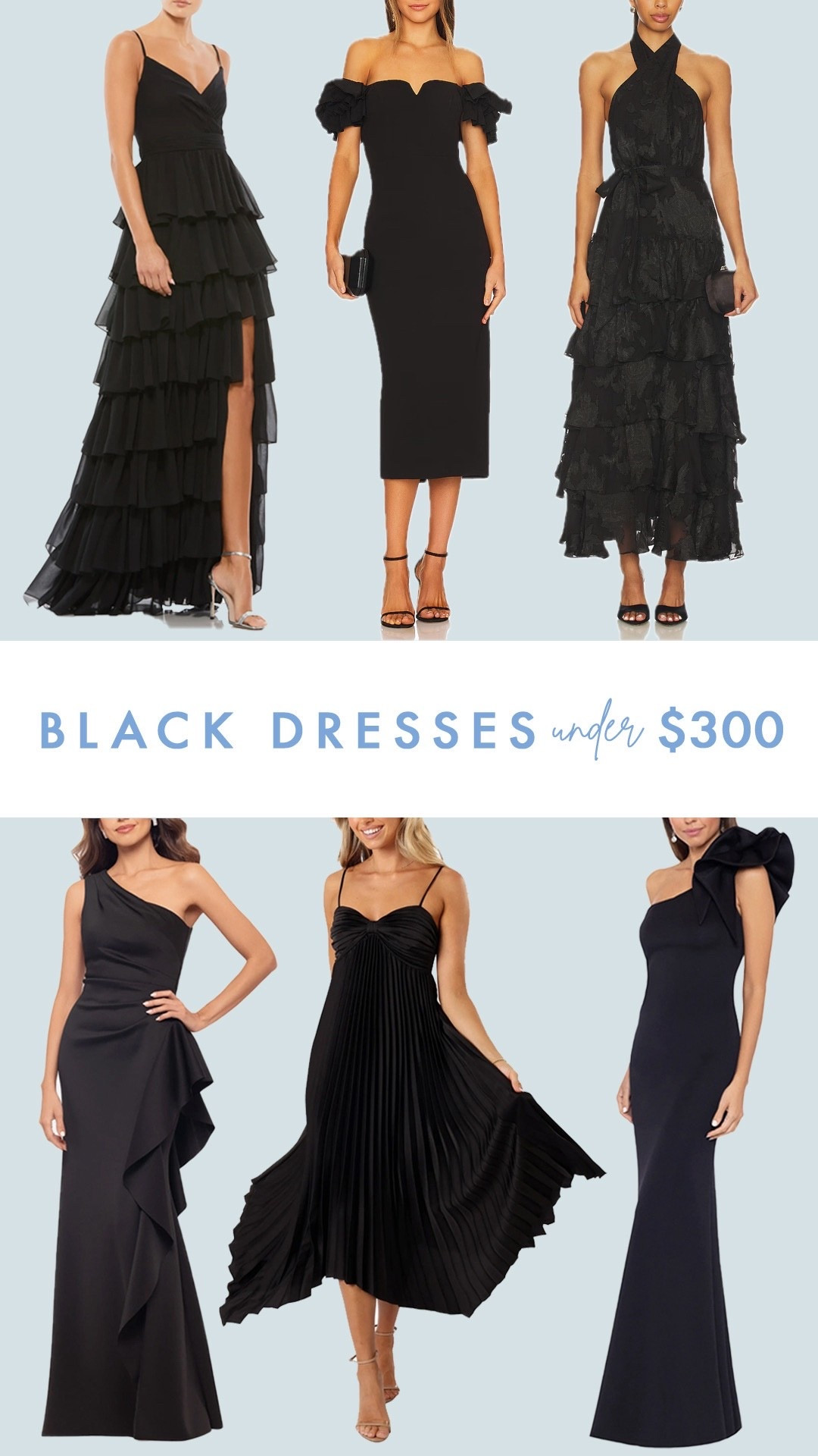 Black Dresses Under $300 | Hi Sugarplum!

#LTKOver40 #LTKootd #LTKSeasonal