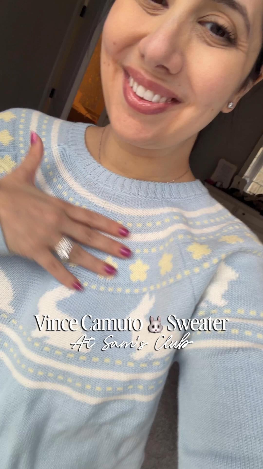 The cutest bunny print sweater from @samsclub! I can’t believe the quality for the price - feels very high-end. They never disappoint for holiday options. Perfect for that Easter party at your kids’ school 🐰🐣🌷


#vincecamuto @samsclubcreator #samsclubfinds #easterfashion #oldmoneyoutfits

#LTKmomlife #LTKSeasonal #LTKdayinmylife
