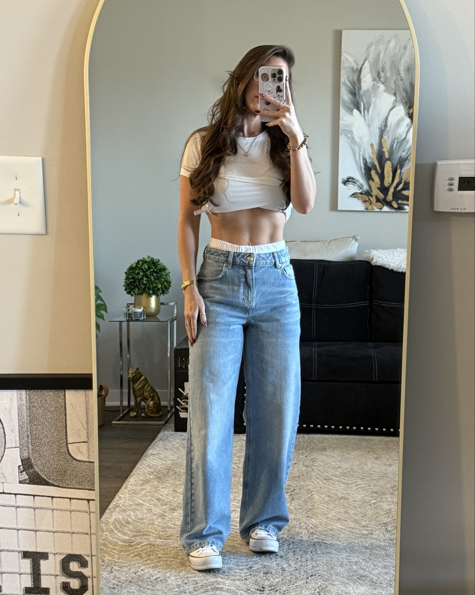 Gianni Bini blue jeans 
Comfy blue jeans 
Boxer lined jeans 

#LTKFindsUnder100 #LTKSaleAlert