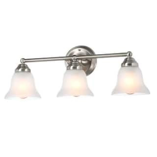 Brished Nickel Vanity Light | The Home Depot