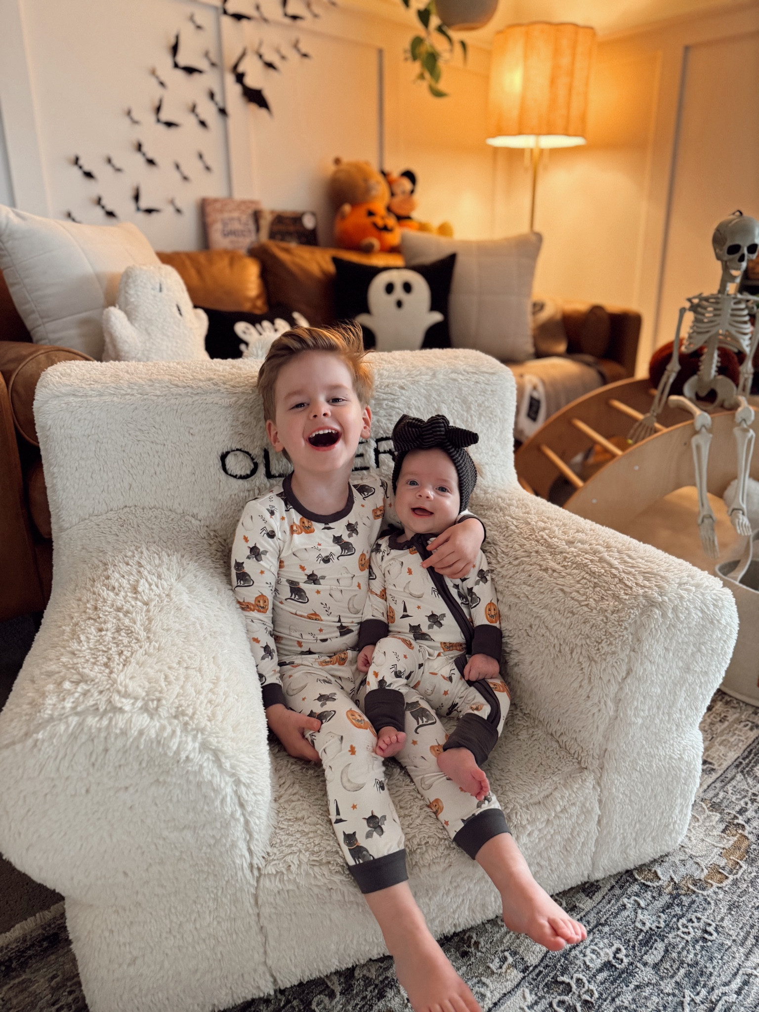 Melting over these two in their matching PJs!! Linking Ollie’s chair! 

#LTKSeasonal #LTKFamily #LTKKids