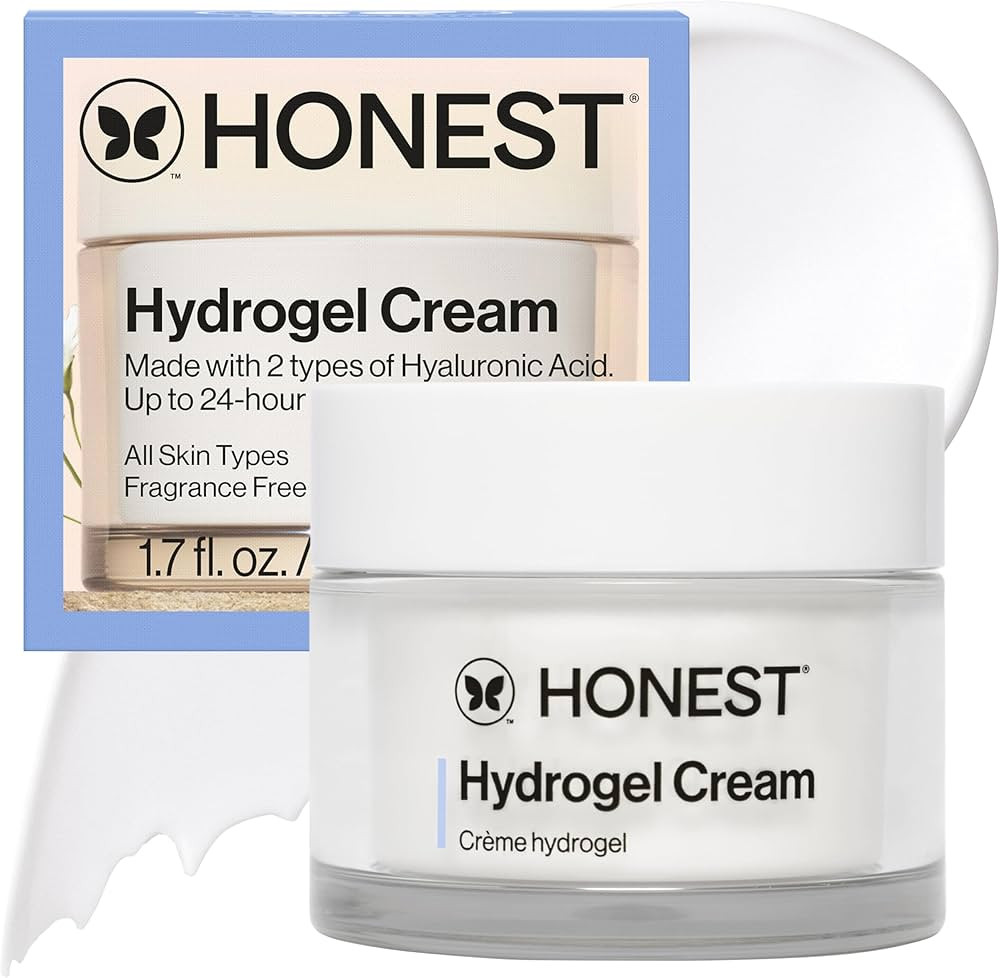 Honest Beauty Hydrogel Cream with Hyaluronic Acid | Lightweight, Moisturizing Water Cream | Gentl... | Amazon (US)