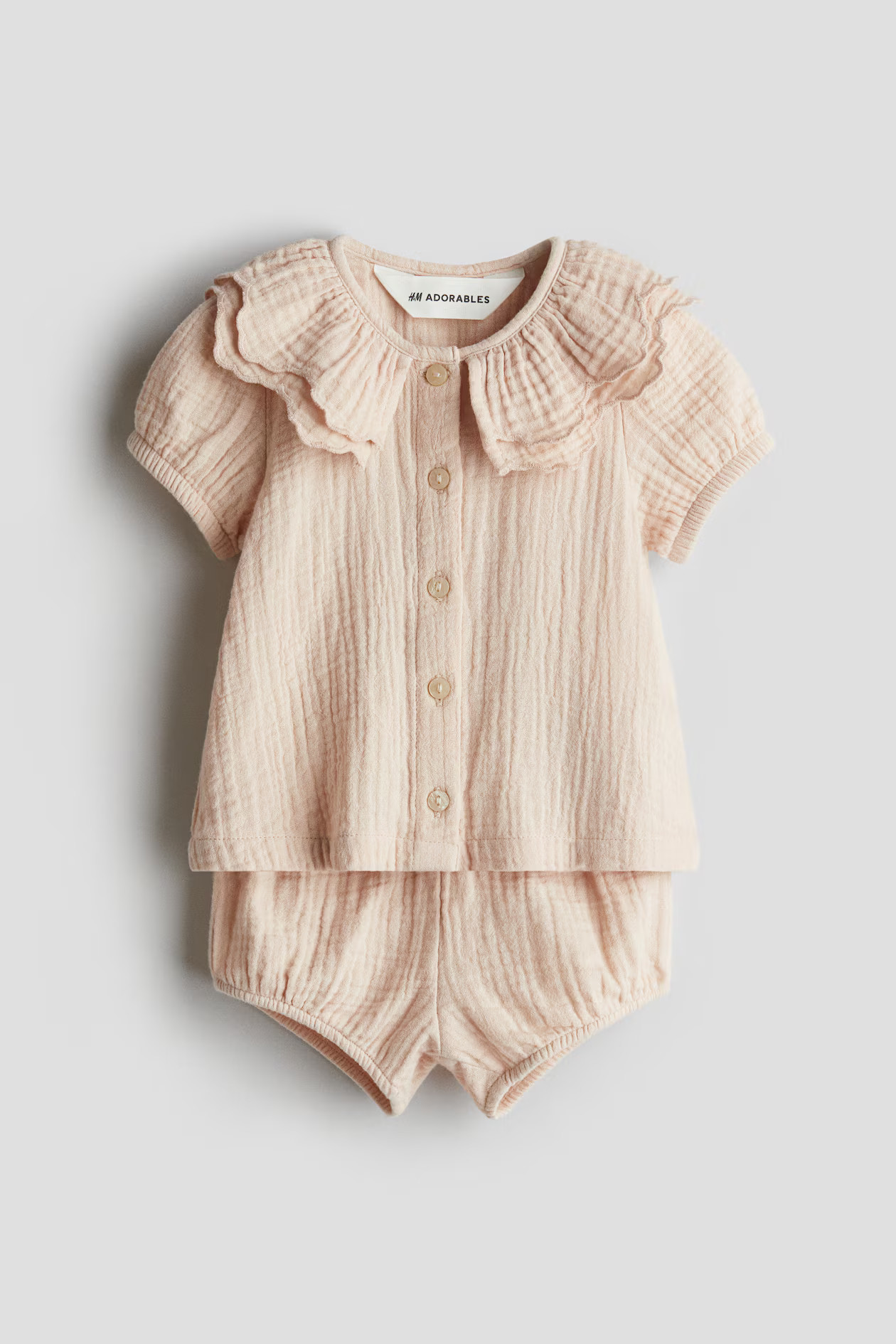 2-Piece Cotton Muslin Set | H&M (US + CA)