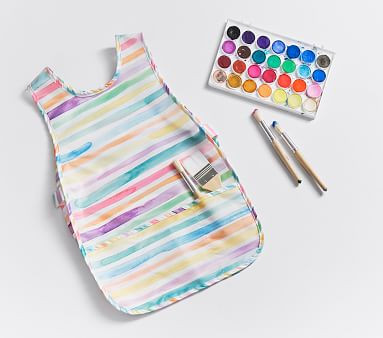 Rainbow Stripe Art Smock | Pottery Barn Kids