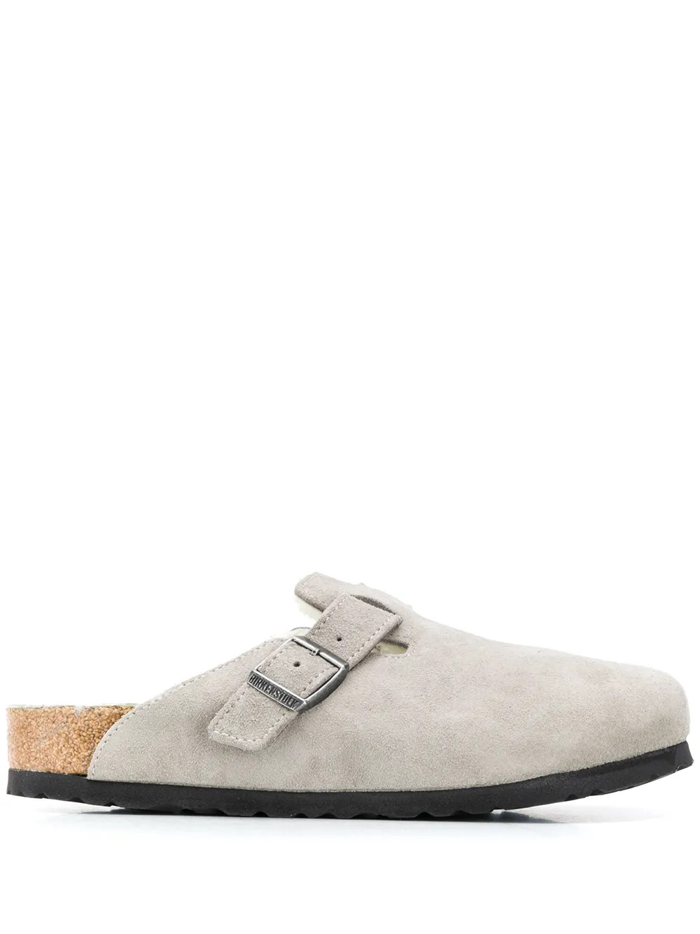 suede shearling lined slippers | Farfetch Global