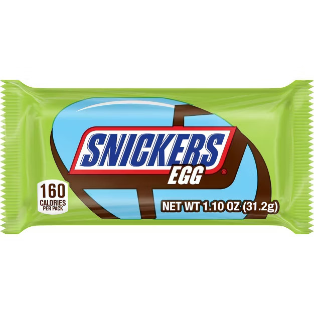 Snickers Easter Milk Chocolate Egg Candy - 1.1oz | Target