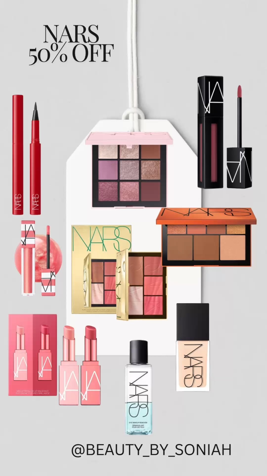 NARS Last Call
50% off  certain products 

#LTKBeauty #LTKSaleAlert #LTKOver40