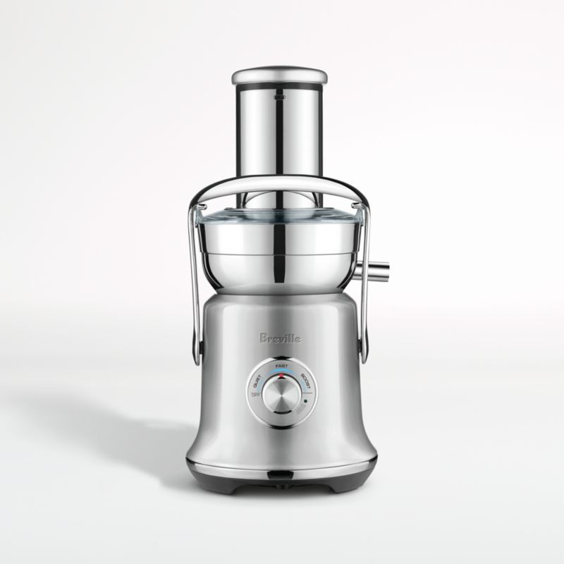 Breville Juice Fountain Cold XL Brushed Stainless Steel Cold Press Juicer + Reviews | Crate & Bar... | Crate & Barrel