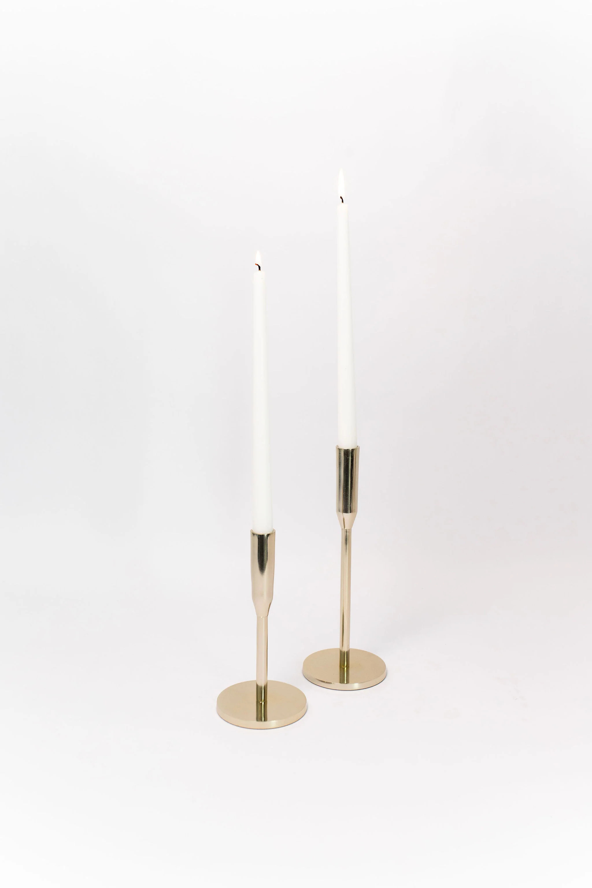 Gold Taper Holders - Set of 2 | THELIFESTYLEDCO