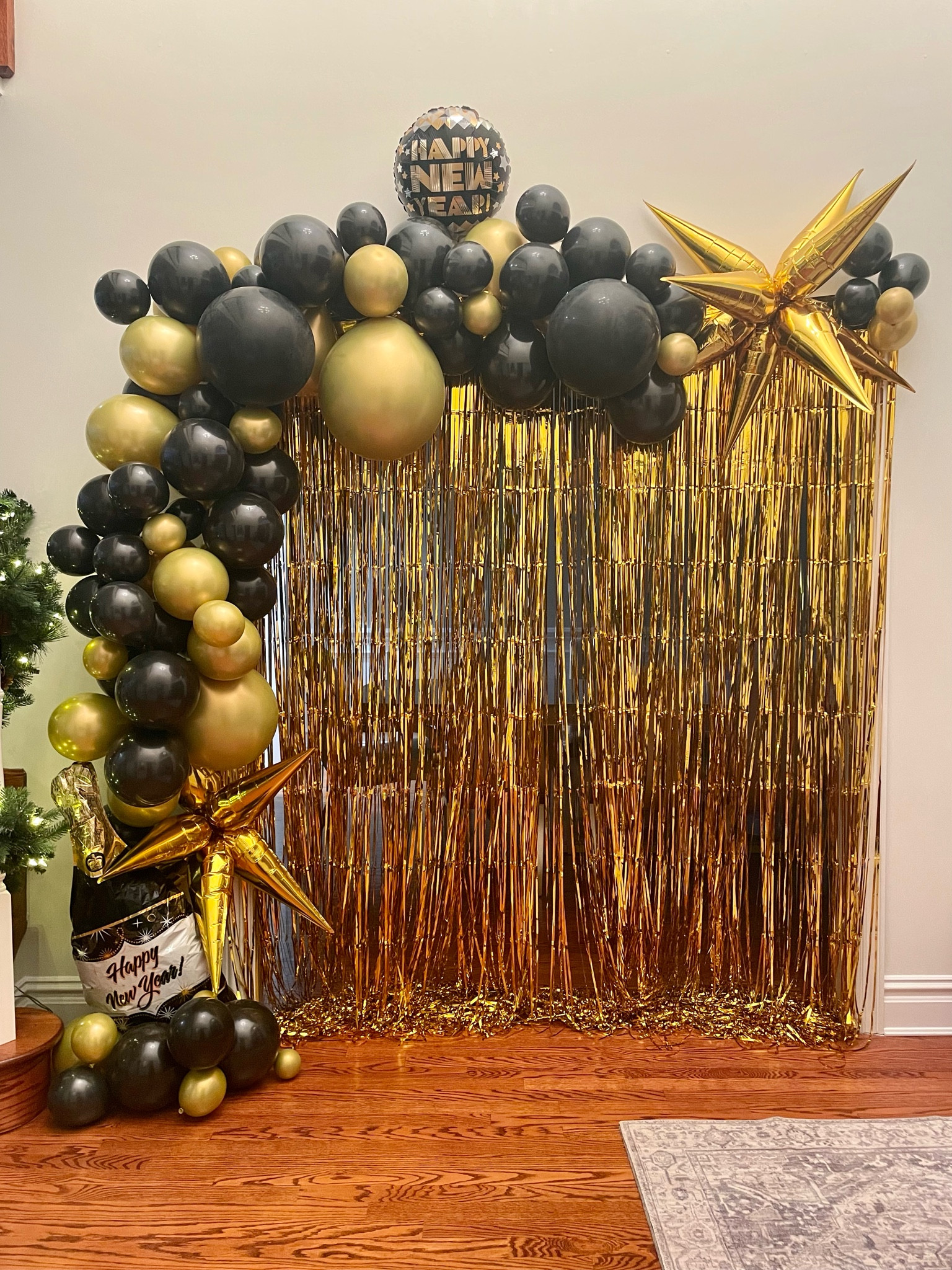 NYE details ✨ DIY balloon arch

#LTKsalealert #LTKhome #LTKunder50